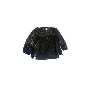 Anthropologie Maeve Black Crocheted Top - Women’s Size Small